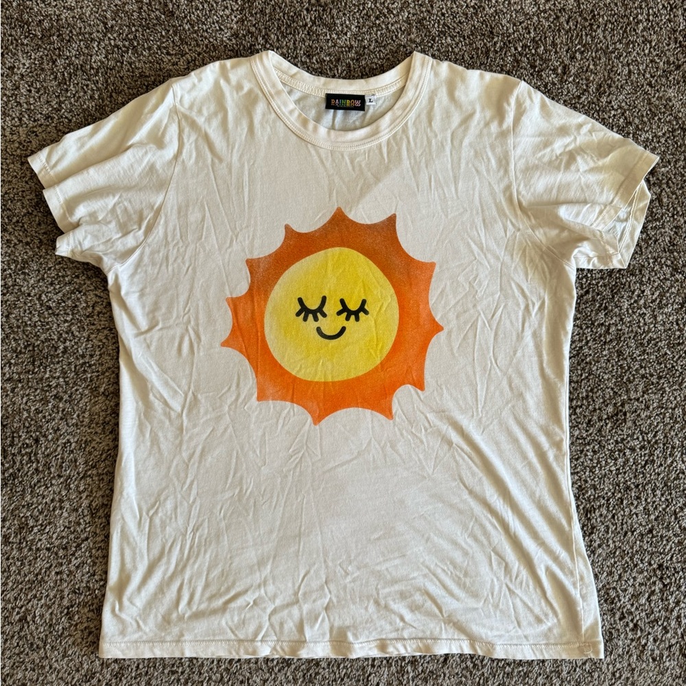 Big Bug Press sunshine smiley tshirt